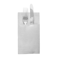 SERVIETTES KANGOUROU 'LIKE LINEN' 70 G/M2 40x40 CM GRIS SPUNLACE (700 UNITÉ)