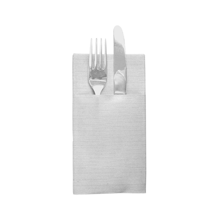 SERVIETTES KANGOUROU 'LIKE LINEN' 70 G/M2 40x40 CM GRIS SPUNLACE (700 UNITÉ)