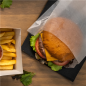 SACHETS POUR SANDWICHES AVEC FENÊTRE ECO 'PANORAMA' 30 G/M2 14+6x23 CM TRANSLUCIDE PAPIER CRISTAL (250 UNITÉ)