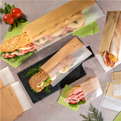 SACHETS POUR SANDWICHES AVEC FENÊTRE ECO