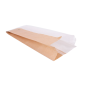 SACHETS POUR SANDWICHES AVEC FENÊTRE ECO 'CORNER WINDOW' 40 G/M2 12+6x30 CM NATUREL PARCH.INGRAISSABLE (250 UNITÉ)