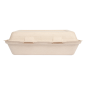 COQUILLES "L" 'BIONIC' 1 L 16x24x7,5 CM NATUREL BAGASSE (400 UNITÉ)