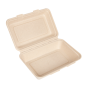 COQUILLES "L" 'BIONIC' 1 L 16x24x7,5 CM NATUREL BAGASSE (400 UNITÉ)