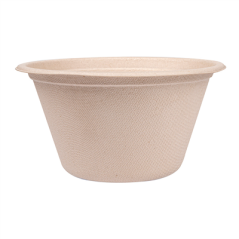 SALADIERS 'BIONIC' 750 ML Ø15,5x8,4 CM NATUREL BAGASSE (600 UNITÉ)