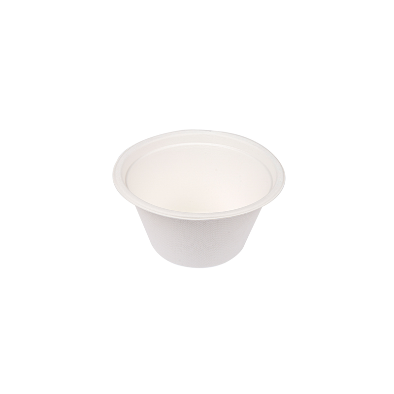 SALADIERS 'BIONIC' 750 ML Ø15,5x8,4 CM BLANC BAGASSE (600 UNITÉ)
