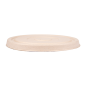 COUVERCLES BAS POUR SALADIERS 231.25/215.04 'BIONIC'  Ø16x1,2 CM NATUREL BAGASSE (600 UNITÉ)