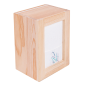 DISTRIBUTEUR SERVIETTES MINI SERVIS  15x11x8 CM NATUREL BOIS (1 UNITÉ)