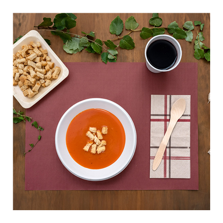 SETS DE TABLE  48 G/M2 31x43 CM BORDEAUX CELLULOSE (2000 UNITÉ)