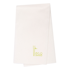 SERVIETTES P.1/8 'ECO-BAMBOO' 70 G/M2 40x40 CM BLANC BAMBOU (600 UNITÉ)