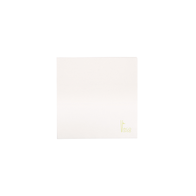 SERVIETTES 'ECO-BAMBOO' 70 G/M2 45x45 CM BLANC BAMBOU (600 UNITÉ)
