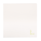 SERVIETTES 'ECO-BAMBOO' 70 G/M2 45x45 CM BLANC BAMBOU (600 UNITÉ)
