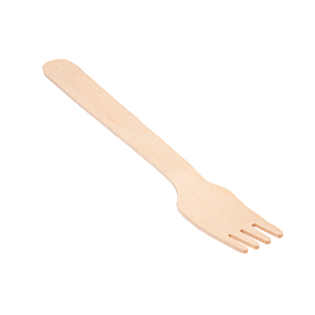 FOURCHETTES  14 CM NATUREL BOIS (100 UNITÉ)