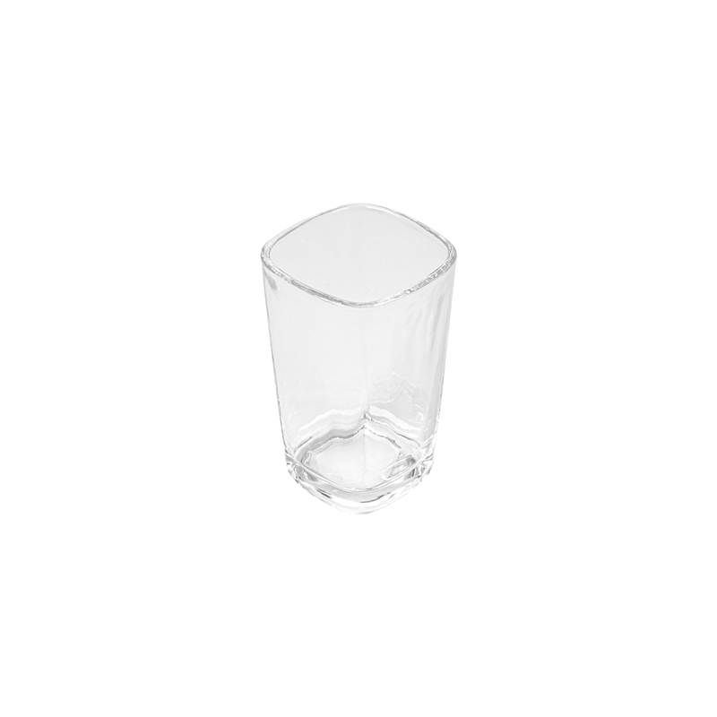MINI VERRE CARRÉ 'WAKI GLASS' 105 ML 3,5 OZ 5,2x5,2x8,5 CM TRANSPARENT VERRE (72 UNITÉ)