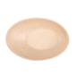 RÉCIPIENT OVALE 'BIONIC'  8x4,8x2,7 CM NATUREL BAGASSE (1000 UNITÉ)