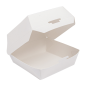 BOÎTES MINI BURGER  250 G/M2 7,3x7,7x5 CM BLANC CARTON (500 UNITÉ)