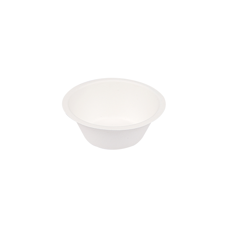 BOLS 'BIONIC' 250 ML Ø11,4x4,4 CM BLANC BAGASSE (1500 UNITÉ)