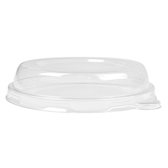 COUVERCLES HAUTS POUR RÉFÉRENCE 233.03/04 'BIONIC'  Ø12,4x2,5 CM TRANSPARENT PET (1500 UNITÉ)