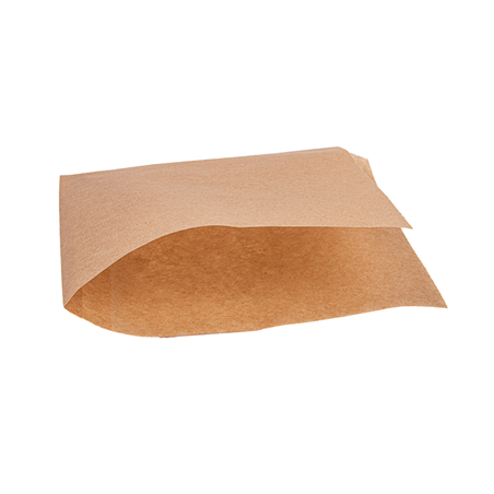PAPIER INGRAISSABLES OUVERT 2 CÔTÉS FAST FOOD  34 G/M2 13x14 CM NATUREL PARCH.INGRAISSABLE (1000 UNITÉ)