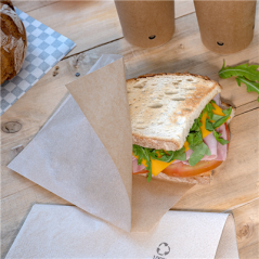 PAPIER INGRAISSABLES OUVERT 2 CÔTÉS FAST FOOD