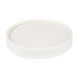 COUVERCLES POTS À GLACES 180 ML 280 + 18 PE G/M2 Ø8,7 CM BLANC CARTON (1000 UNITÉ)