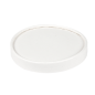 COUVERCLES POTS À GLACES 300 ML 280 + 18 PE G/M2 Ø10 CM BLANC CARTON (1000 UNITÉ)