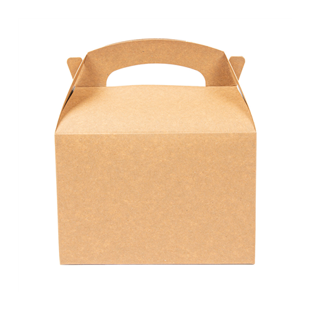 BOÎTES MENU ENFANT  250 G/M2 15,50x10,50x17,50 CM NATUREL KRAFT (300 UNITÉ)