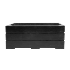 BOÎTE BUFFET GN 1/4  26,5x16,2x10 CM NOIR BAMBOU (1 UNITÉ)