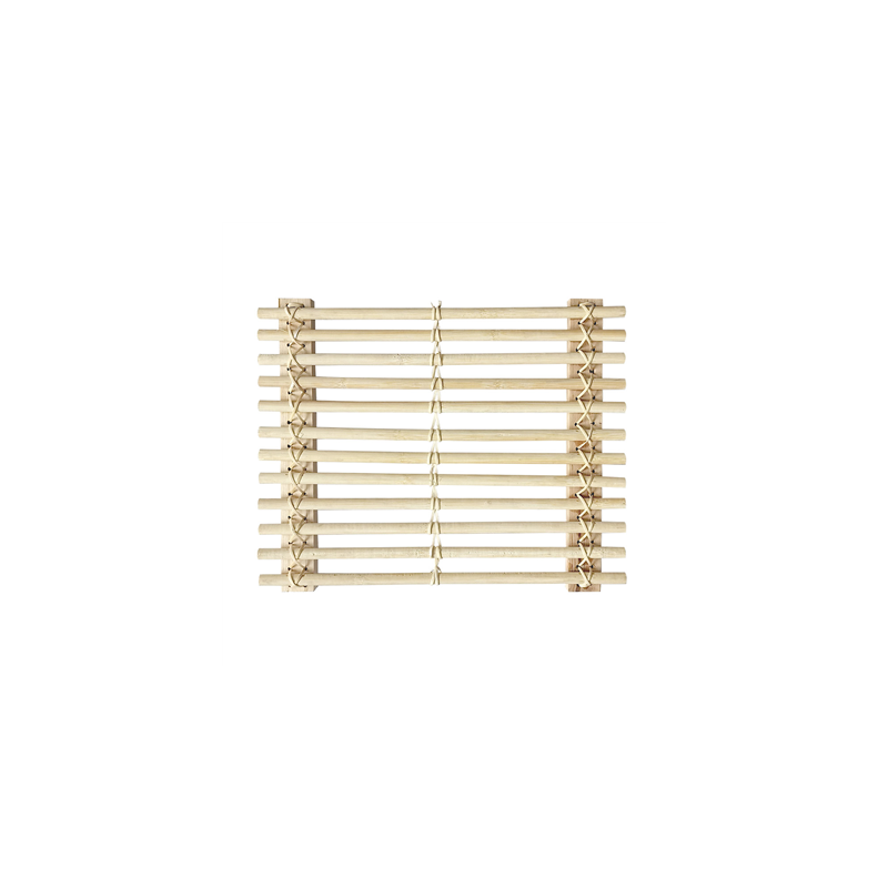 TAPIS DE TABLE DE PRÉSENTATION  32,5x26,5 CM NATUREL BAMBOU (10 UNITÉ)