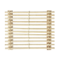 TAPIS DE TABLE DE PRÉSENTATION  32,5x26,5 CM NATUREL BAMBOU (10 UNITÉ)