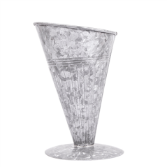 GOBELETS POUR FRITURES  200 + 25PE G/M2 Ø12x17,5 CM METAL ACIER (6 UNITÉ)