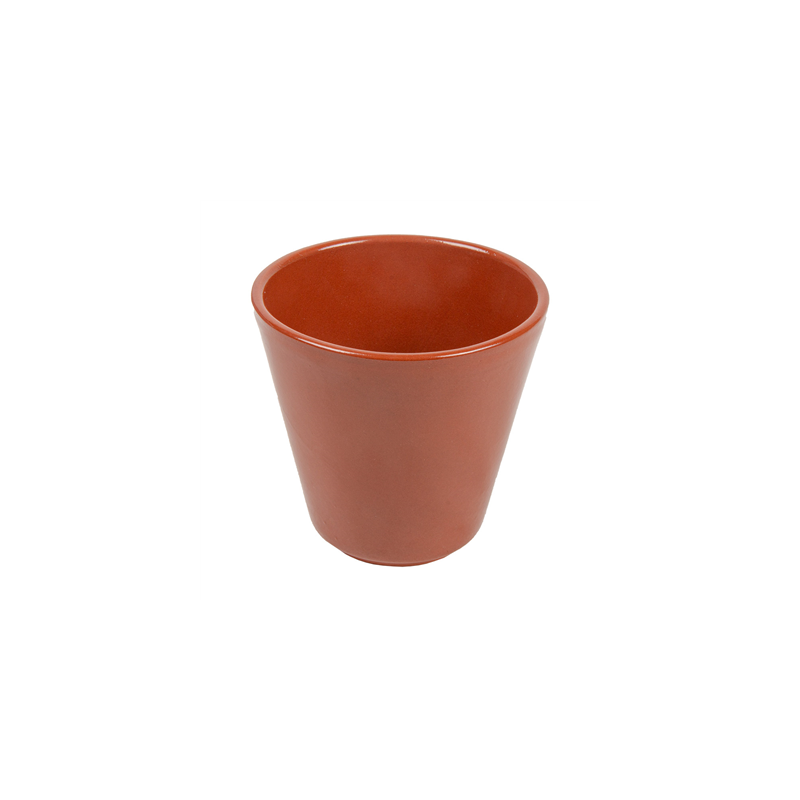 VERRES EN FAÏENCE 380 ML Ø9,1x9 CM MARRON CERAMIQUE (30 UNITÉ)