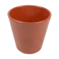 VERRES EN FAÏENCE 380 ML Ø9,1x9 CM MARRON CERAMIQUE (30 UNITÉ)