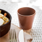 VERRES EN FAÏENCE 380 ML Ø9,1x9 CM MARRON CERAMIQUE (30 UNITÉ)