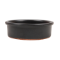 RÉCIPIENTS EN FAÏENCE POUR MISE EN BOUCHE 100 ML Ø8,95x2,9 CM NOIR CERAMIQUE (42 UNITÉ)