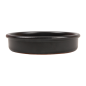 RÉCIPIENTS EN FAÏENCE POUR CRÈME CATALANE 220 ML Ø12x2,6 CM NOIR CERAMIQUE (44 UNITÉ)