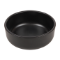 RÉCIPIENTS EN FAÏENCE POUR SALADES 812 ML Ø17,1x5,38 CM NOIR CERAMIQUE (8 UNITÉ)