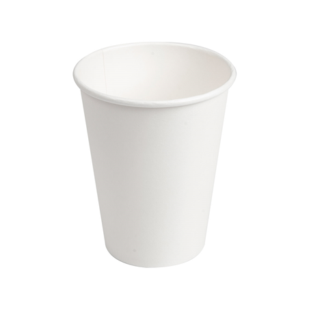 GOBELETS EN SACHET 360 ML 300 + 18 PE G/M2 Ø9/6x11 CM BLANC CARTON (1000 UNITÉ)