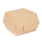 BOÎTES HAMBURGER 'THEPACK' 220 G/M2 14,4x13,6x9,2 CM (L+) NATUREL CARTON ONDULÉ NANO-MICRO (500 UNITÉ)