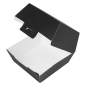 BOÎTES HAMBURGER 'THEPACK' 230 G/M2 14,4x13,6x9,2 CM (L+) NOIR CARTON ONDULÉ NANO-MICRO (500 UNITÉ)