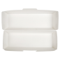 COQUILLES "HOT DOG" 'THEPACK' 230 G/M2 23,2x9x6,3 CM BLANC CARTON ONDULÉ NANO-MICRO (450 UNITÉ)