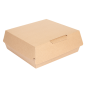 BOÎTES "LARGE LUNCH BOX" 'THEPACK' 250 G/M2 23,5x24x8,7 CM NATUREL CARTON ONDULÉ NANO-MICRO (150 UNITÉ)