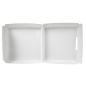 BOÎTES "LARGE LUNCH BOX" 'THEPACK' 240 G/M2 23,5x24x8,7 CM BLANC CARTON ONDULÉ NANO-MICRO (150 UNITÉ)