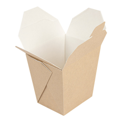 RÉCIPIENTS MULTIUSAGES MICRO-ONDABLES 'THEPACK' 780 ML 220 + 12PP G/M2 8x7x10,5 CM NATUREL CARTON ONDULÉ NANO-MICRO (480 UNITÉ)