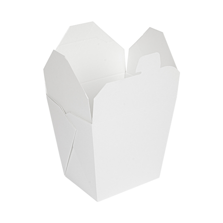 RÉCIPIENTS MULTIUSAGES MICRO-ONDABLES 'THEPACK' 960 ML 230 + 12PP G/M2 8,9x7x10,8 CM BLANC CARTON ONDULÉ NANO-MICRO (360 UNITÉ)