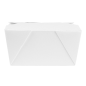 BOÎTES AMÉRICAINES 'THEPACK' 780 ML 230 + 12PP G/M2 11,3x9x6,3 CM BLANC CARTON ONDULÉ NANO-MICRO (500 UNITÉ)
