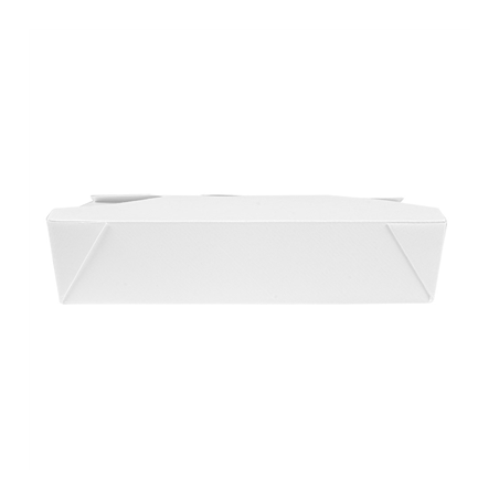 BOÎTES AMÉRICAINES MICRO-ONDABLES 'THEPACK' 1470 ML 230 + 12PP G/M2 19,6x14x4,5 CM BLANC CARTON ONDULÉ NANO-MICRO (300 UNITÉ)