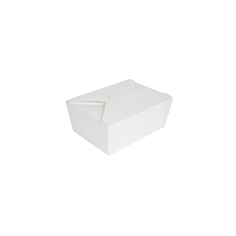 BOÎTES AMÉRICAINES MICRO-ONDABLES 'THEPACK' 2880 ML 250 + 12PP G/M2 19,6x14x9 CM BLANC CARTON ONDULÉ NANO-MICRO (200 UNITÉ)
