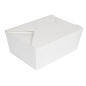 BOÎTES AMÉRICAINES MICRO-ONDABLES 'THEPACK' 2880 ML 250 + 12PP G/M2 19,6x14x9 CM BLANC CARTON ONDULÉ NANO-MICRO (200 UNITÉ)