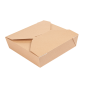 BOÎTES AMÉRICAINES MICRO-ONDABLES 'THEPACK' 2910 ML 240 + 12PP G/M2 21,7x21,7x6 CM NATUREL CARTON ONDULÉ NANO-MICRO (100 UNITÉ)