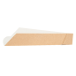 PELLES TRIANGULAIRES PIZZA 'THEPACK' 220 G/M2 21x16,5x3,5 CM NATUREL CARTON ONDULÉ NANO-MICRO (1200 UNITÉ)